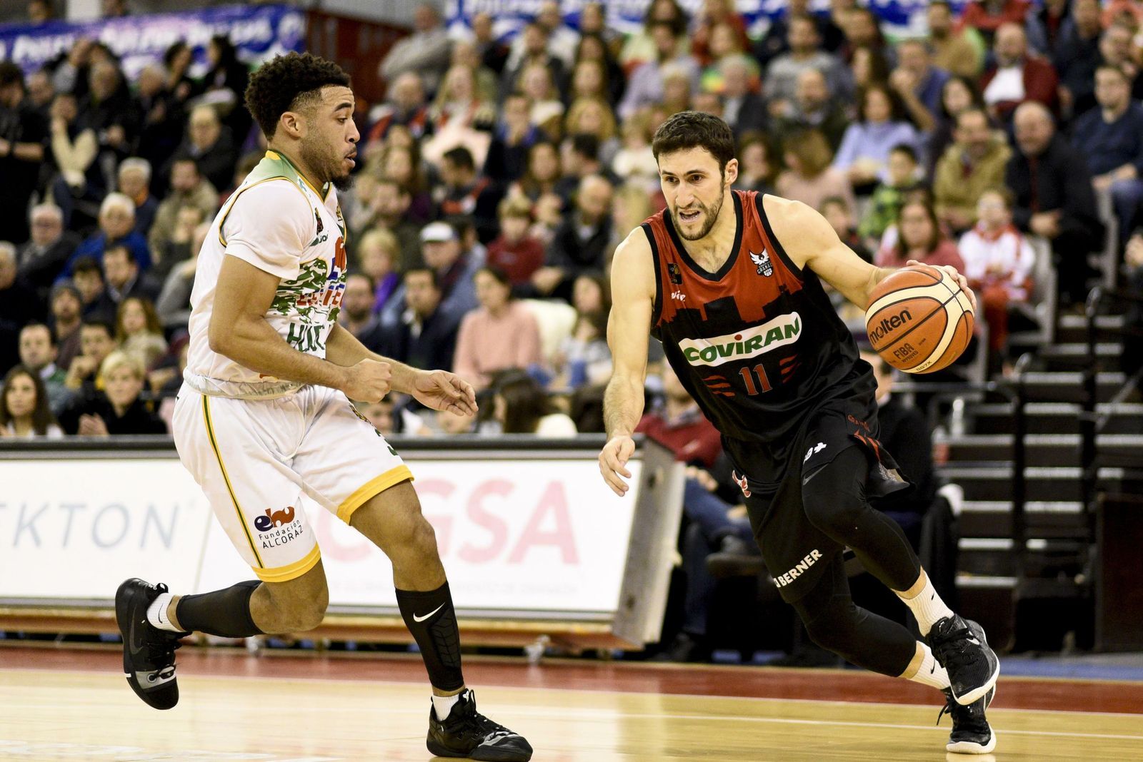 Manu Rodríguez tuvo una destacada actuación ante el Huesca