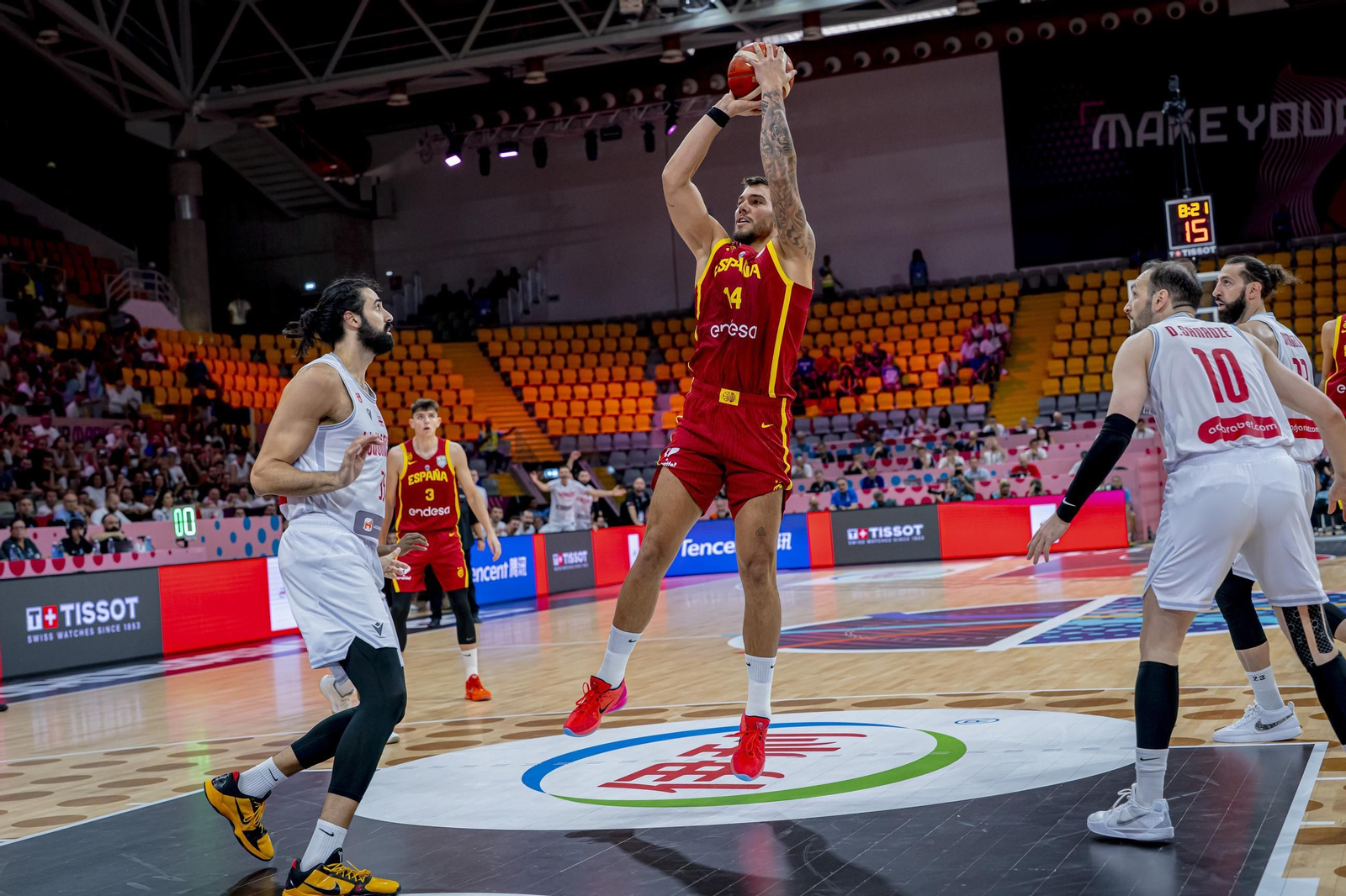 Las fotos del Georgia - España de baloncesto