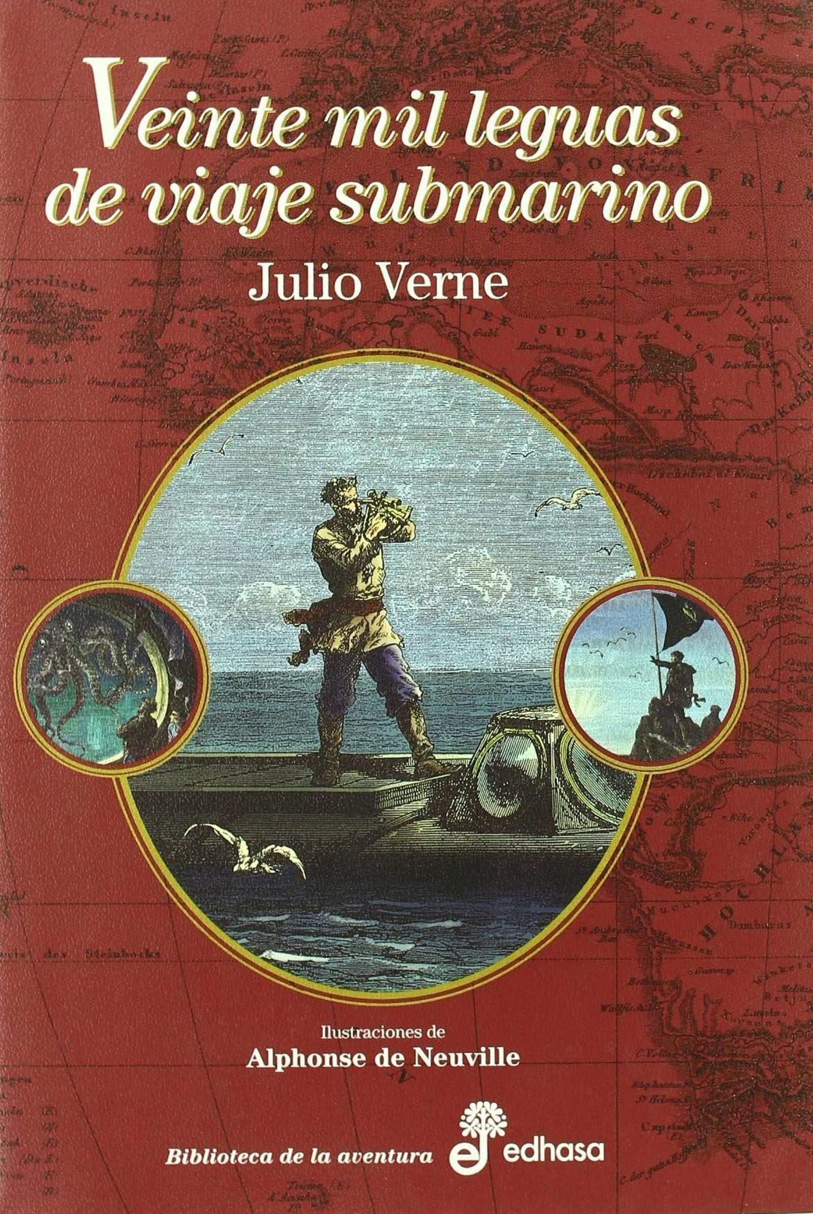 Portada del libro 'Veinte mil leguas de viaje submarino'