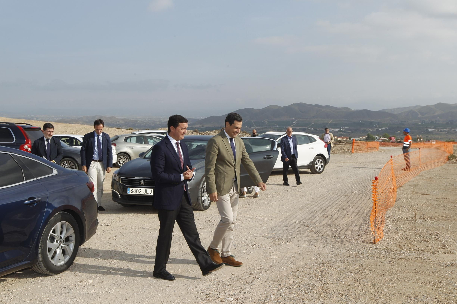 Fotogalería colocación primera piedra cuarto tramo Autovía del Almanzora