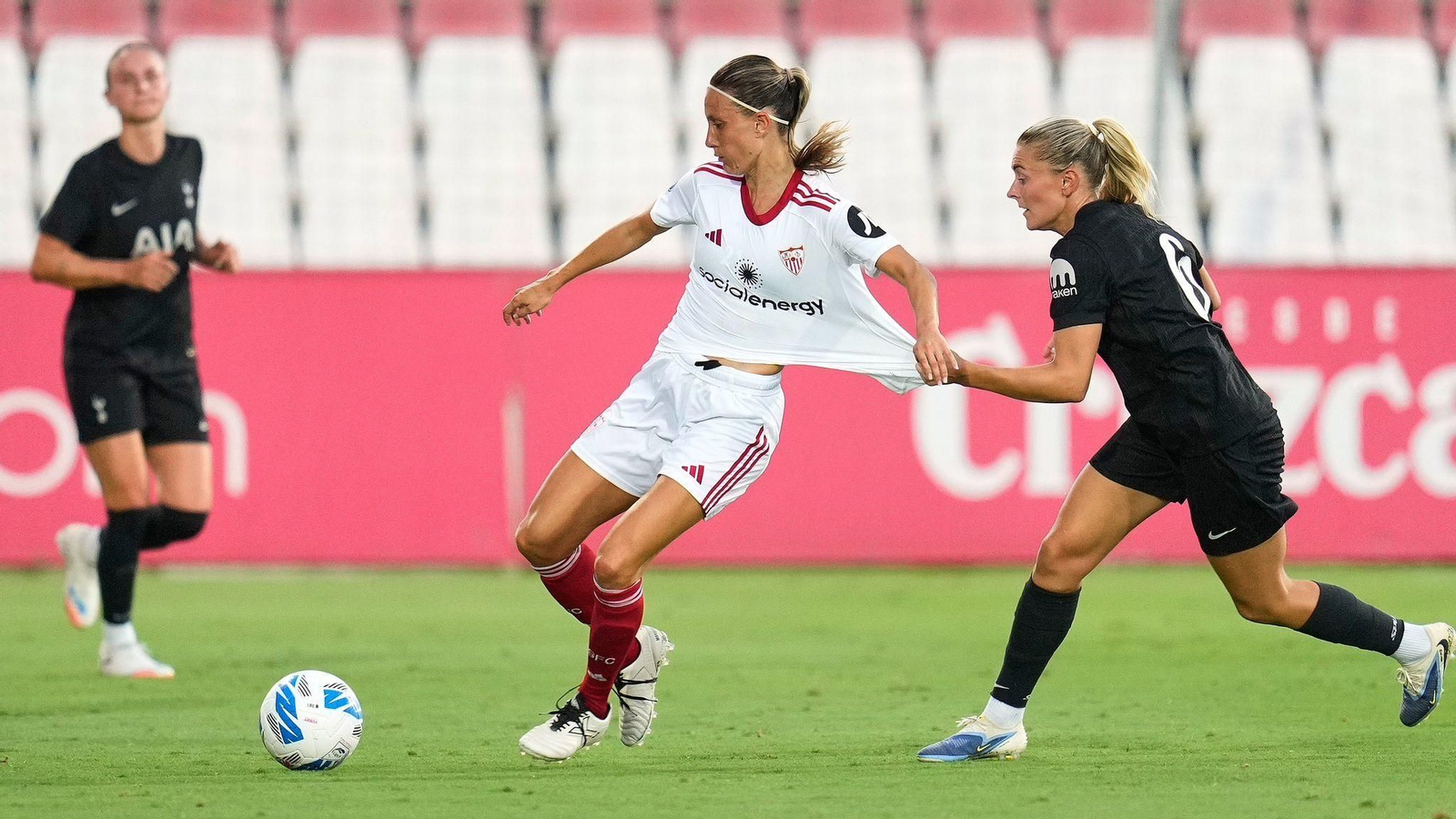 Gemma Gili, en el amistoso ante el Tottenham