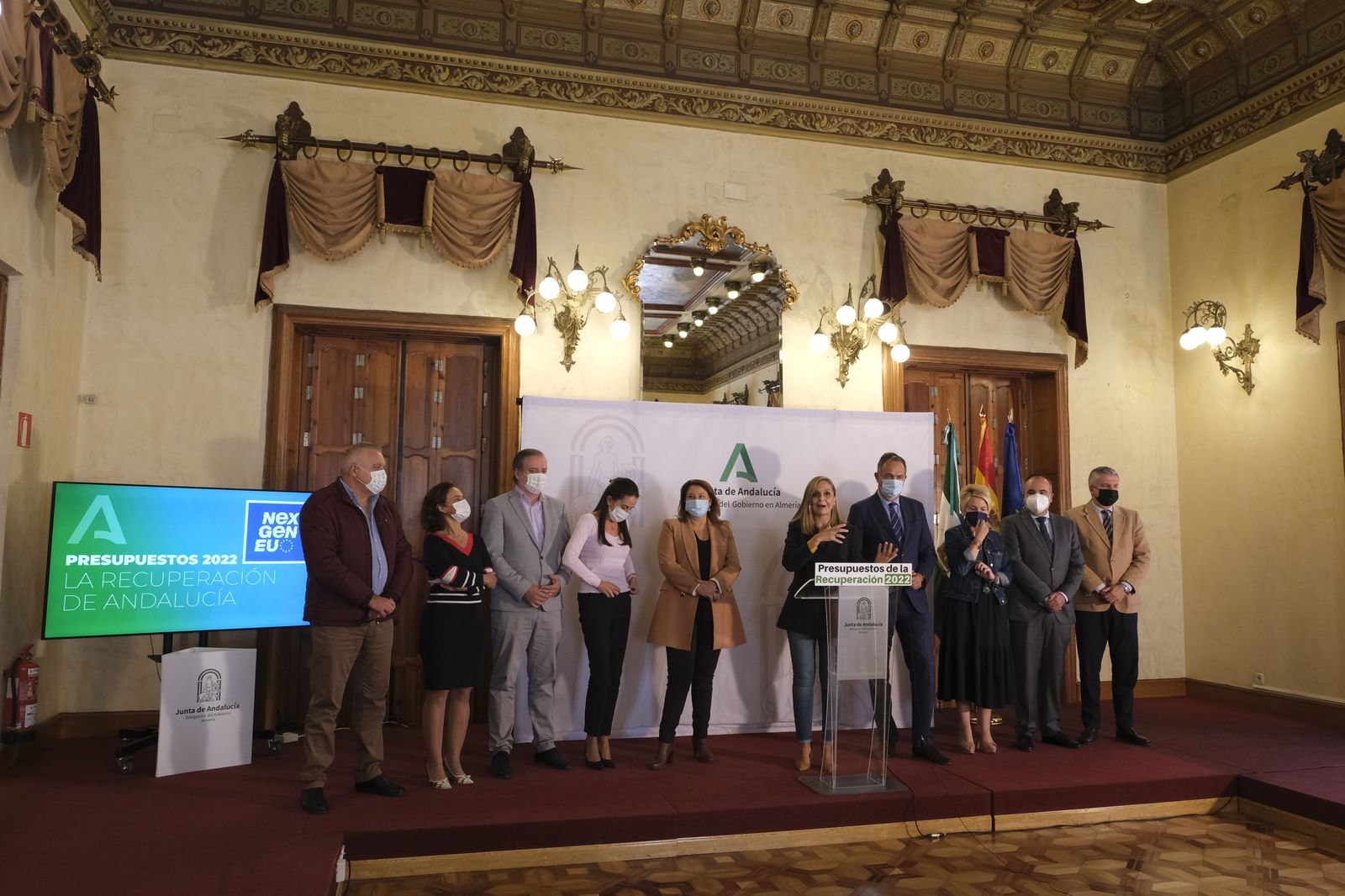 Fotogalería presentación Presupuestos Junta de Andalucía en Almería