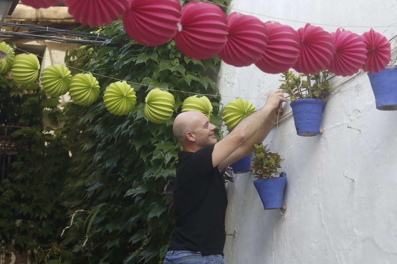 El decorado y el ambiente de Feria en el Centro de Córdoba y la Judería, en fotografías