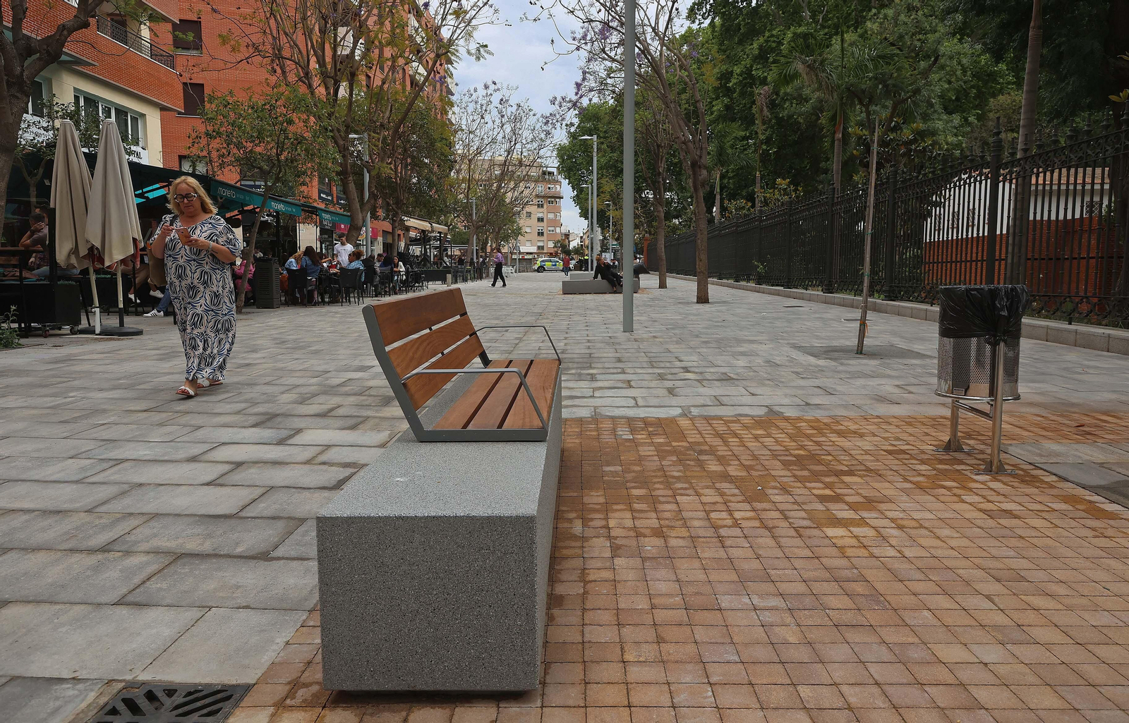 La apertura peatonal de la avenida Capitán Ontañón de Algeciras, en imágenes
