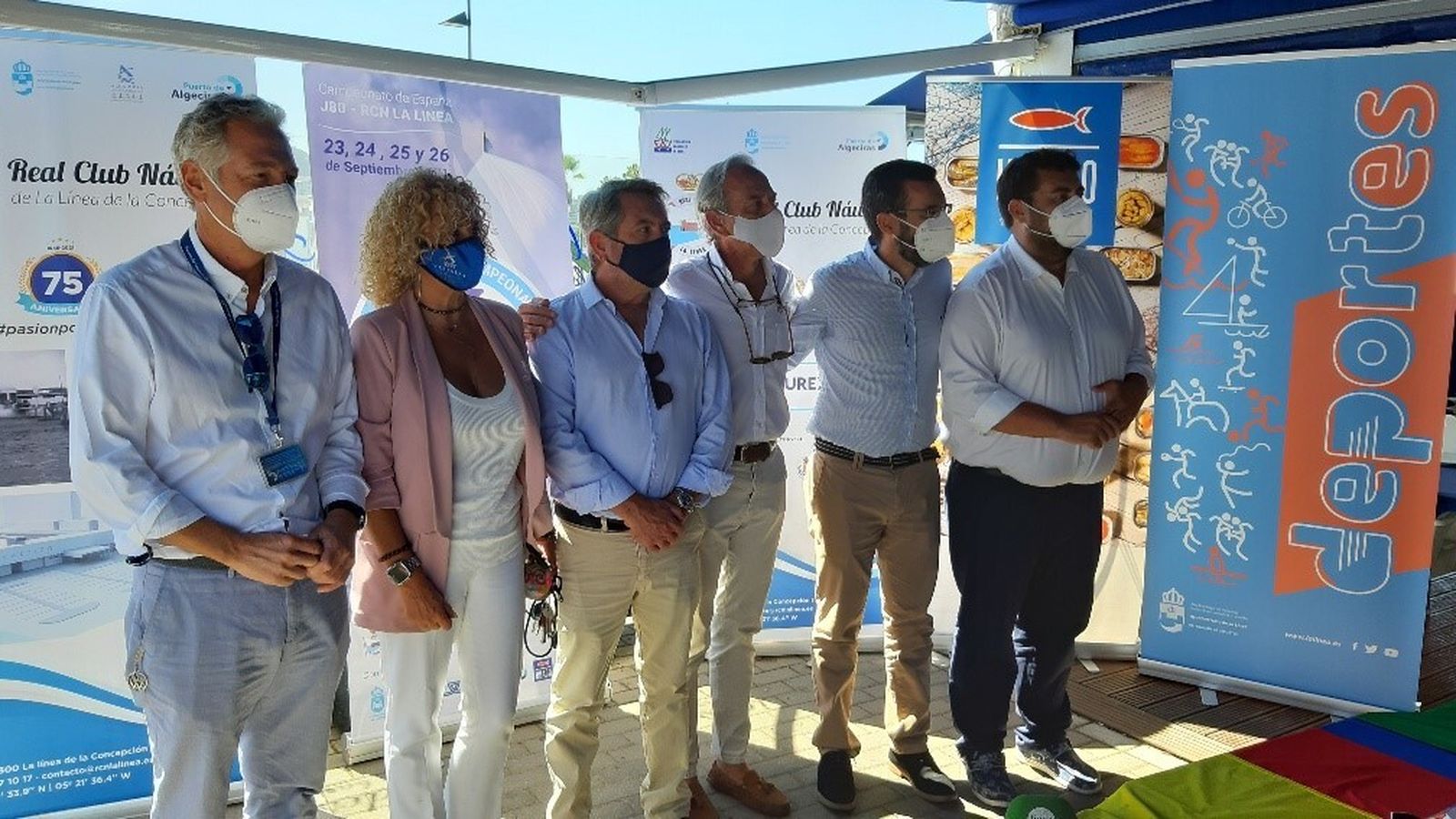 Los participantes en la presentación de los campeonatos de Andalucía y España