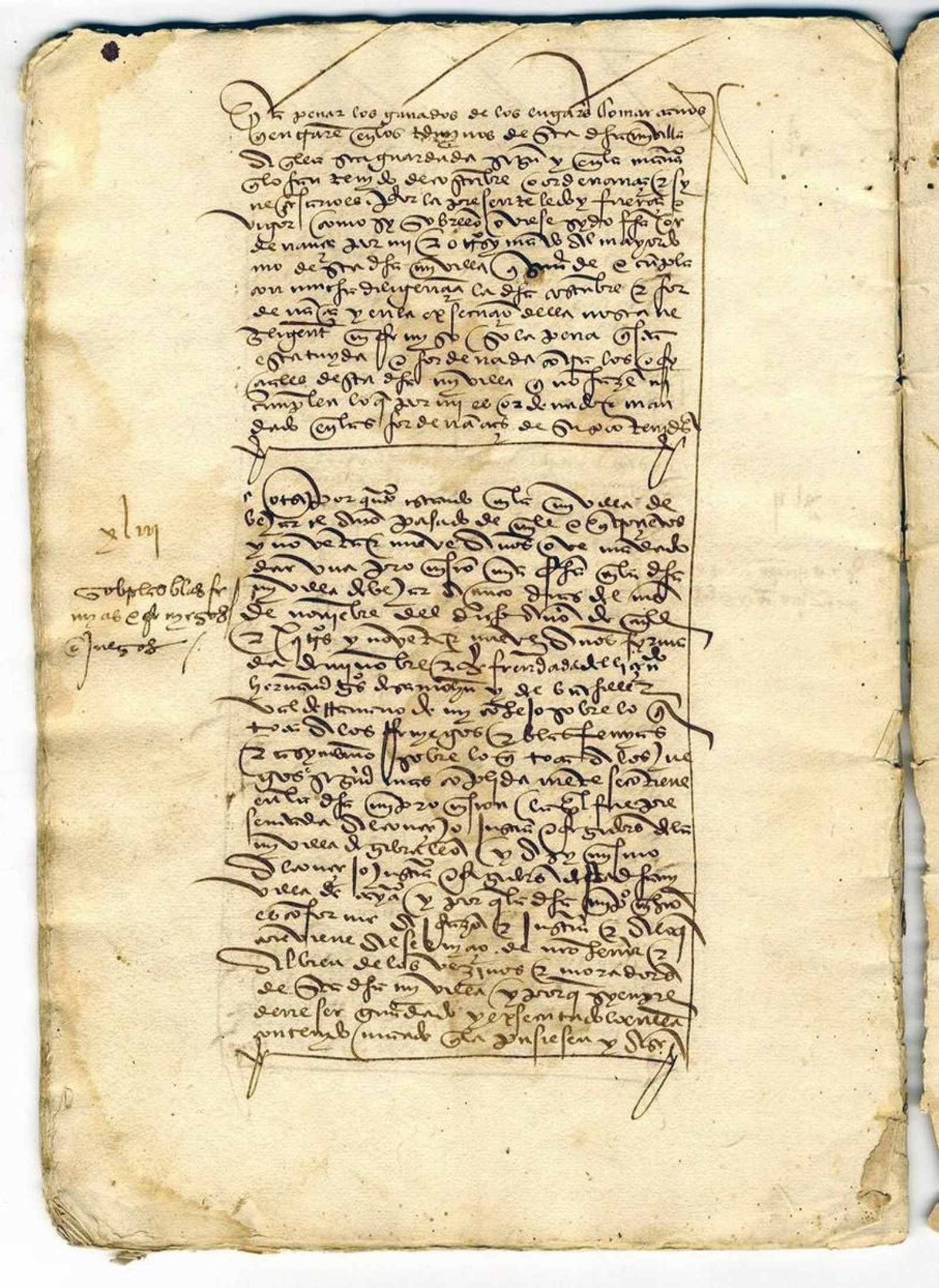 La ordenanza que condenaba en Cartaya a los de "bajo estado" con el corte de la lengua por blasfemar