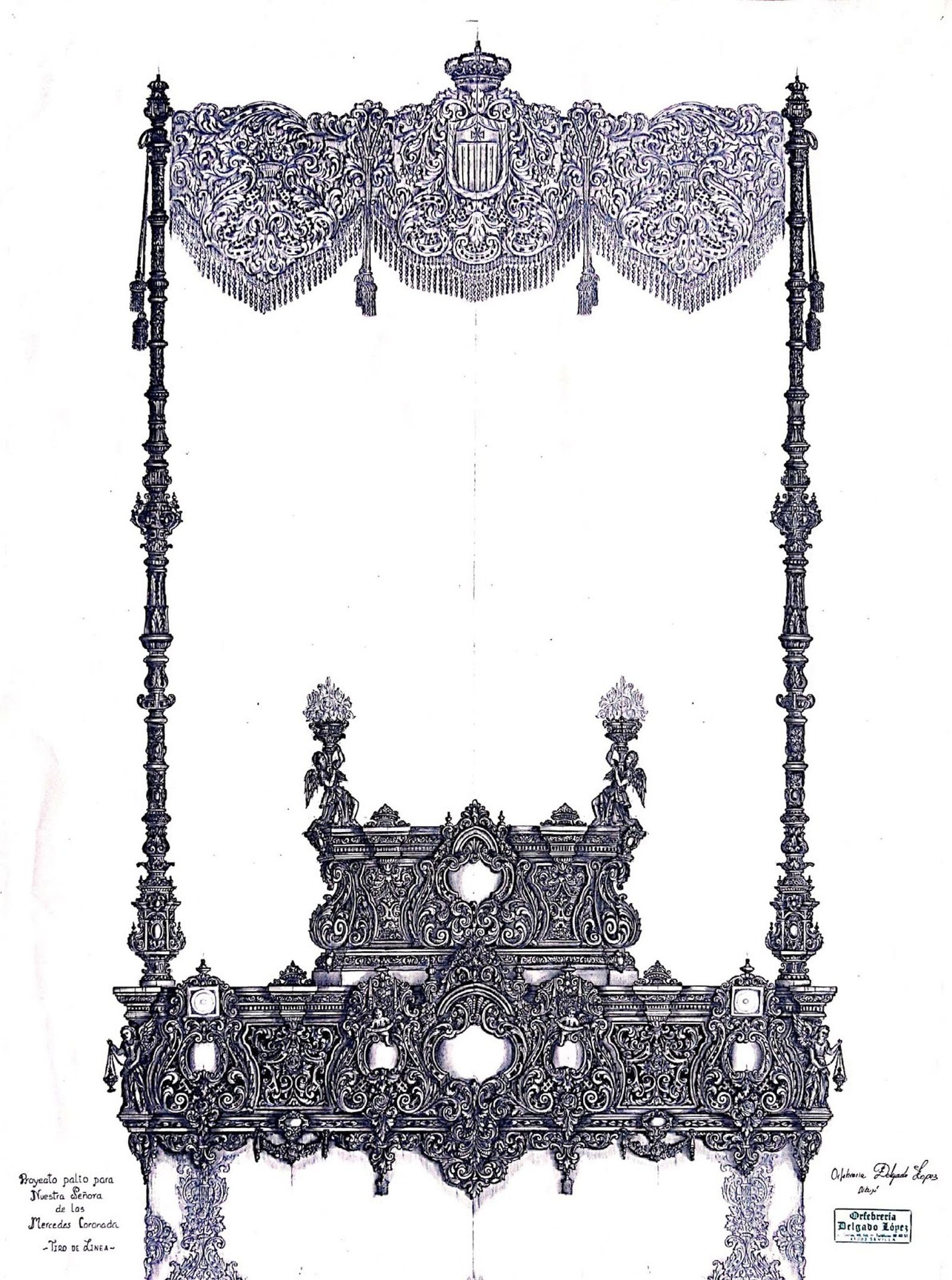 Conjunto completo realizado por Ofebrería Delgado López