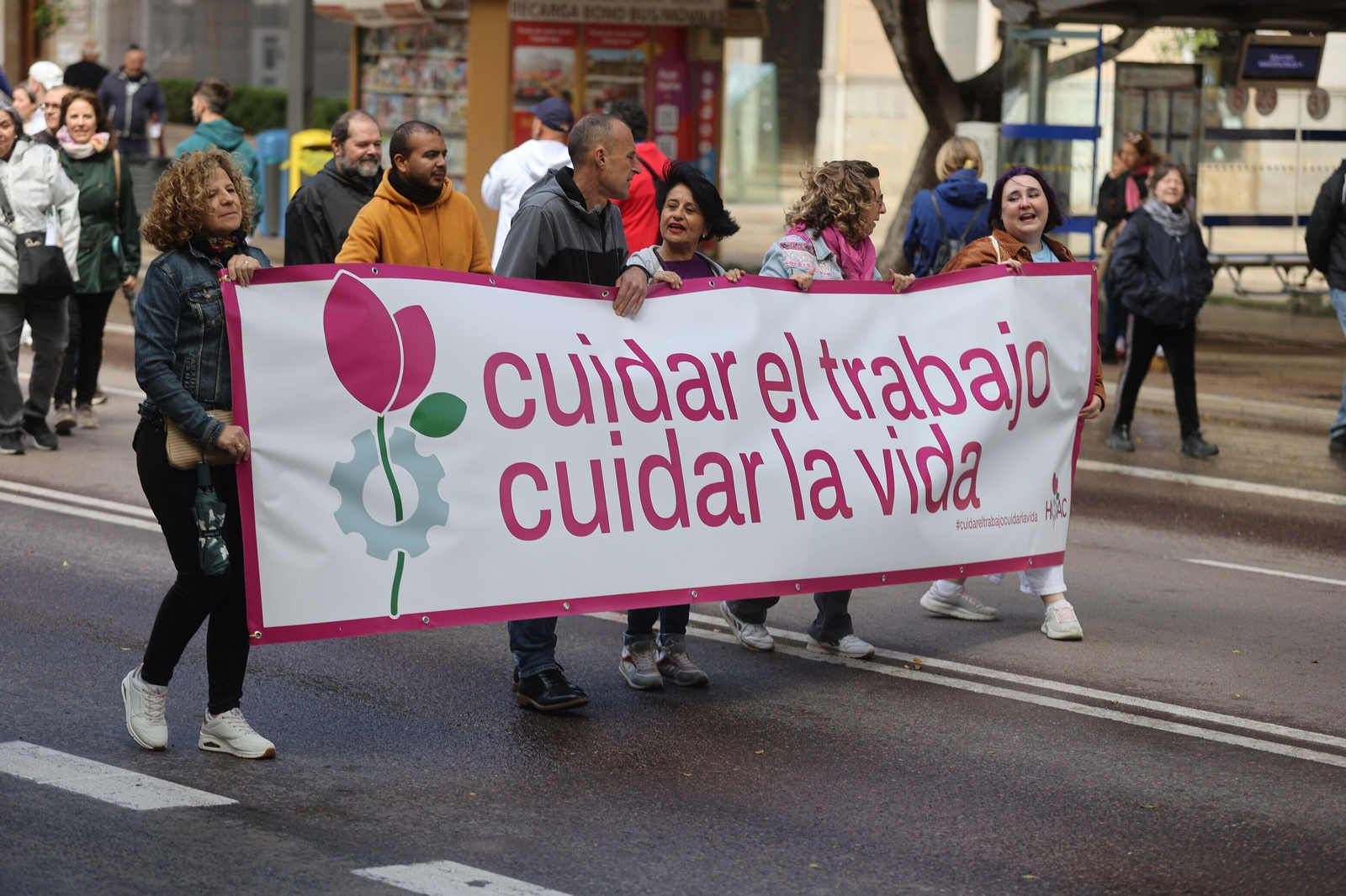 La manifestación del 1 de mayo en Málaga, en fotos