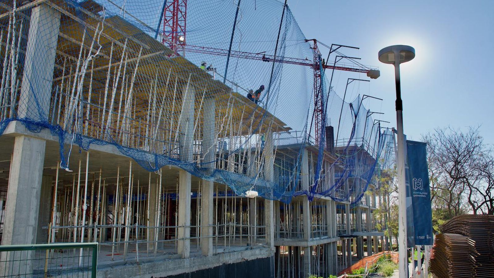 Obras de la residencia universitaria