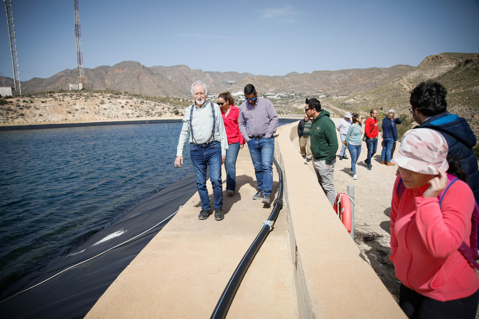 CUCN visita la desaladora de Carboneras y las balsas de Níjar