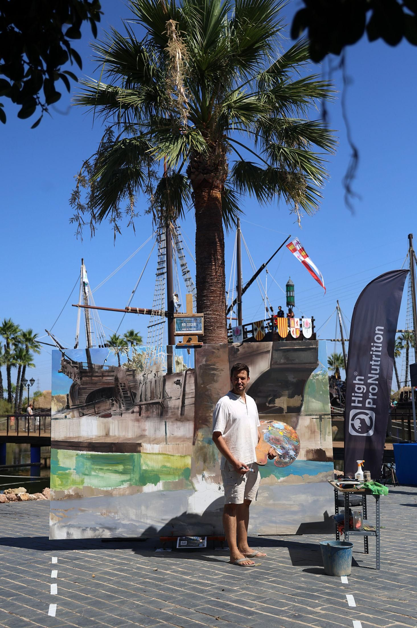 Imágenes de la Jornada de Puertas Abiertas del Muelle de las Carabelas con motivo del 3 de agosto