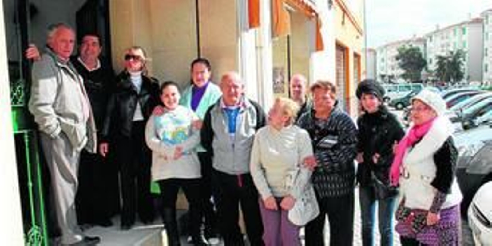 Vecinos de El Saladillo que criticaron ayer el programa 'Callejeros'.