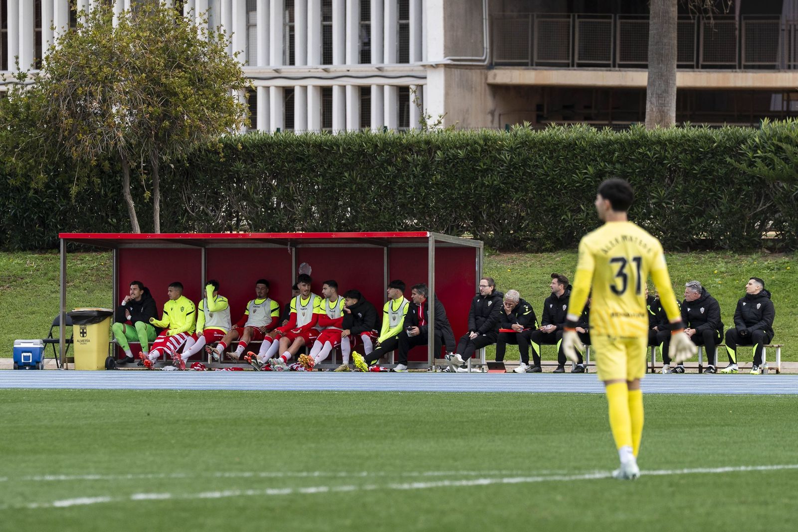 Las imágenes del Almería B y Atlético Malagueño en el Anexo de los Juegos Mediterráneos