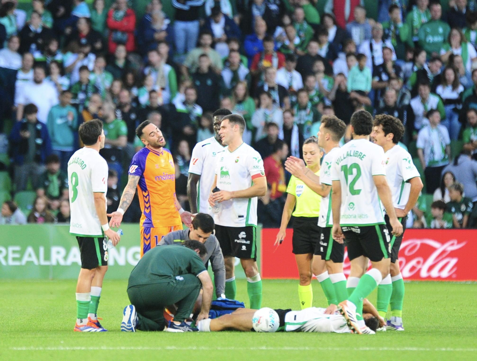Las fotos del Racing de Santander-Málaga CF