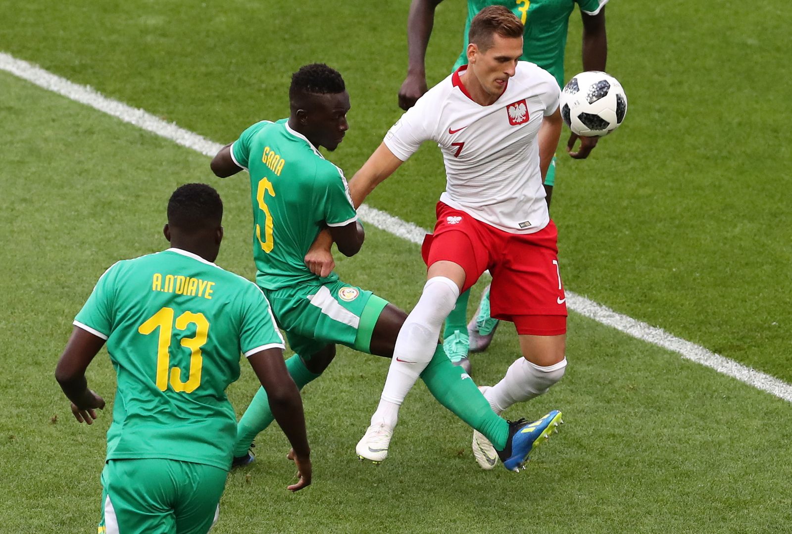 Las imágenes del Polonia-Senegal