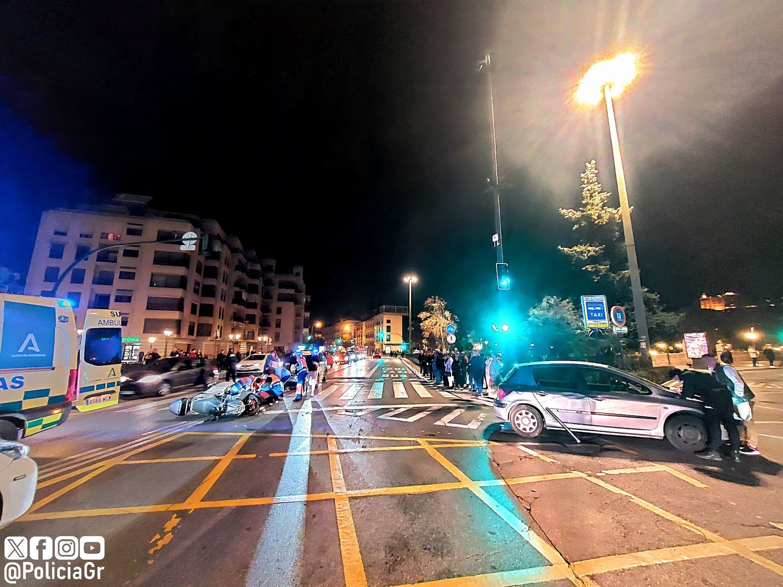 Lugar en el que se produjo el accidente.