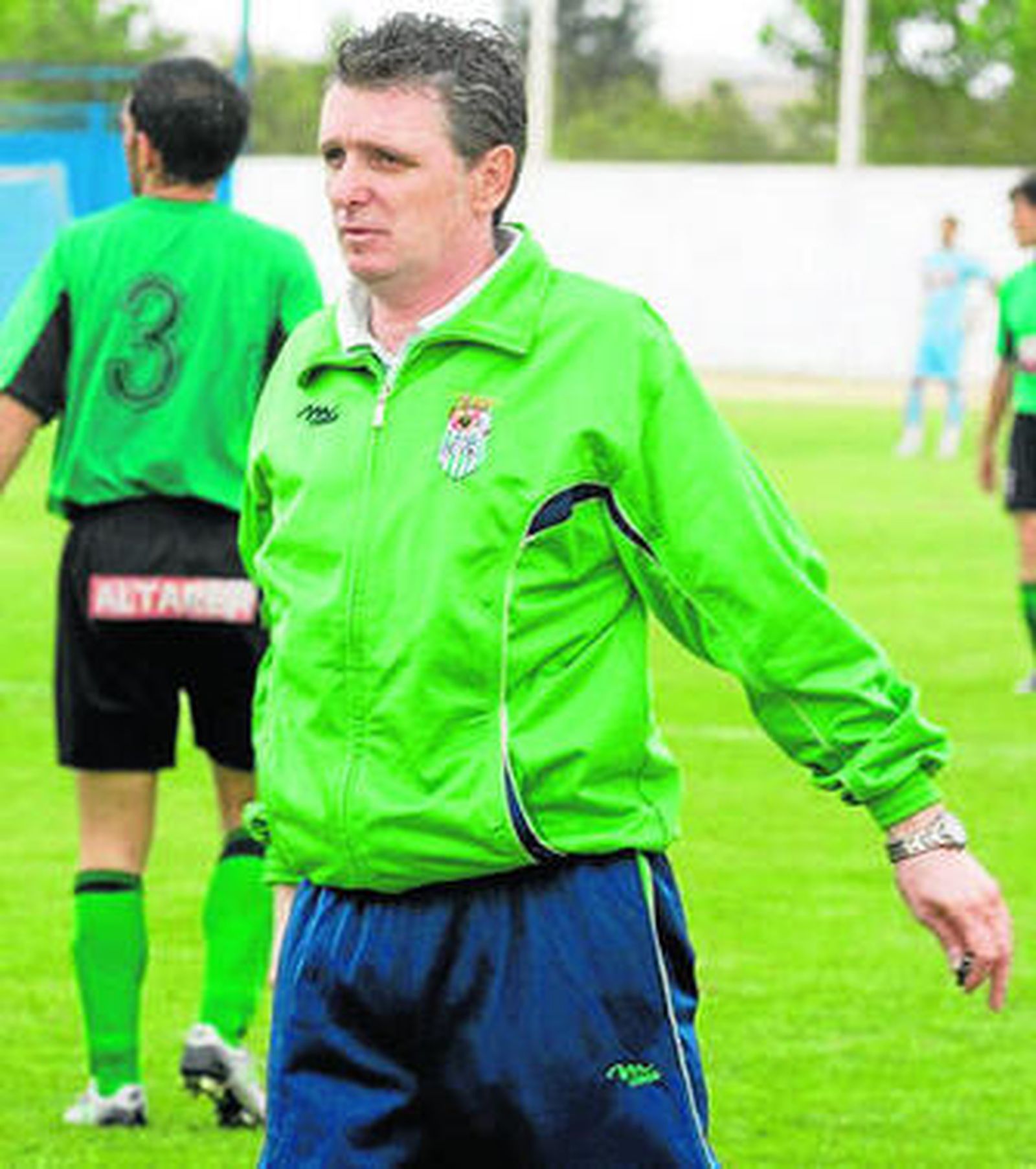 Cama, durante su etapa en el Puerto Real, su último equipo.