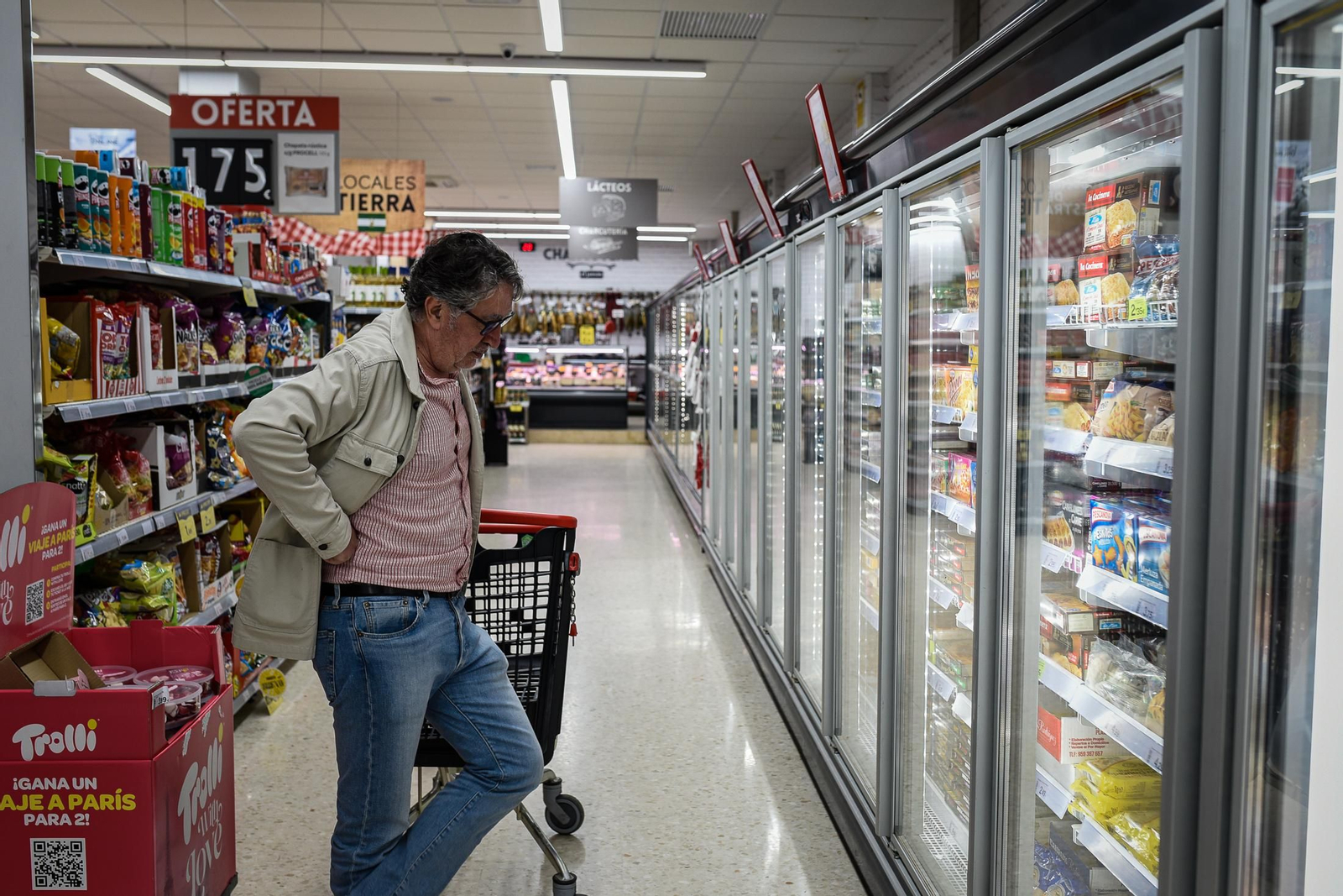 Imágenes de la compra de una familia celíaca en el supermercado