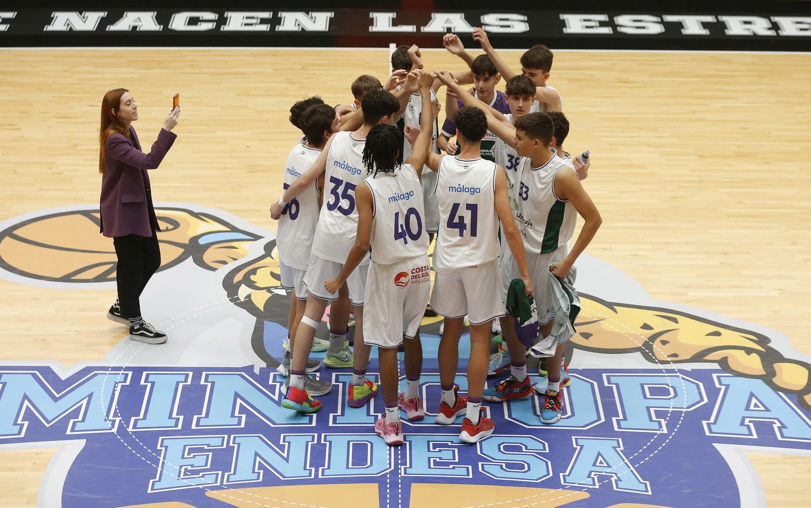 Las imágenes del Unicaja en la segunda jornada de la fase previa de la Minicopa