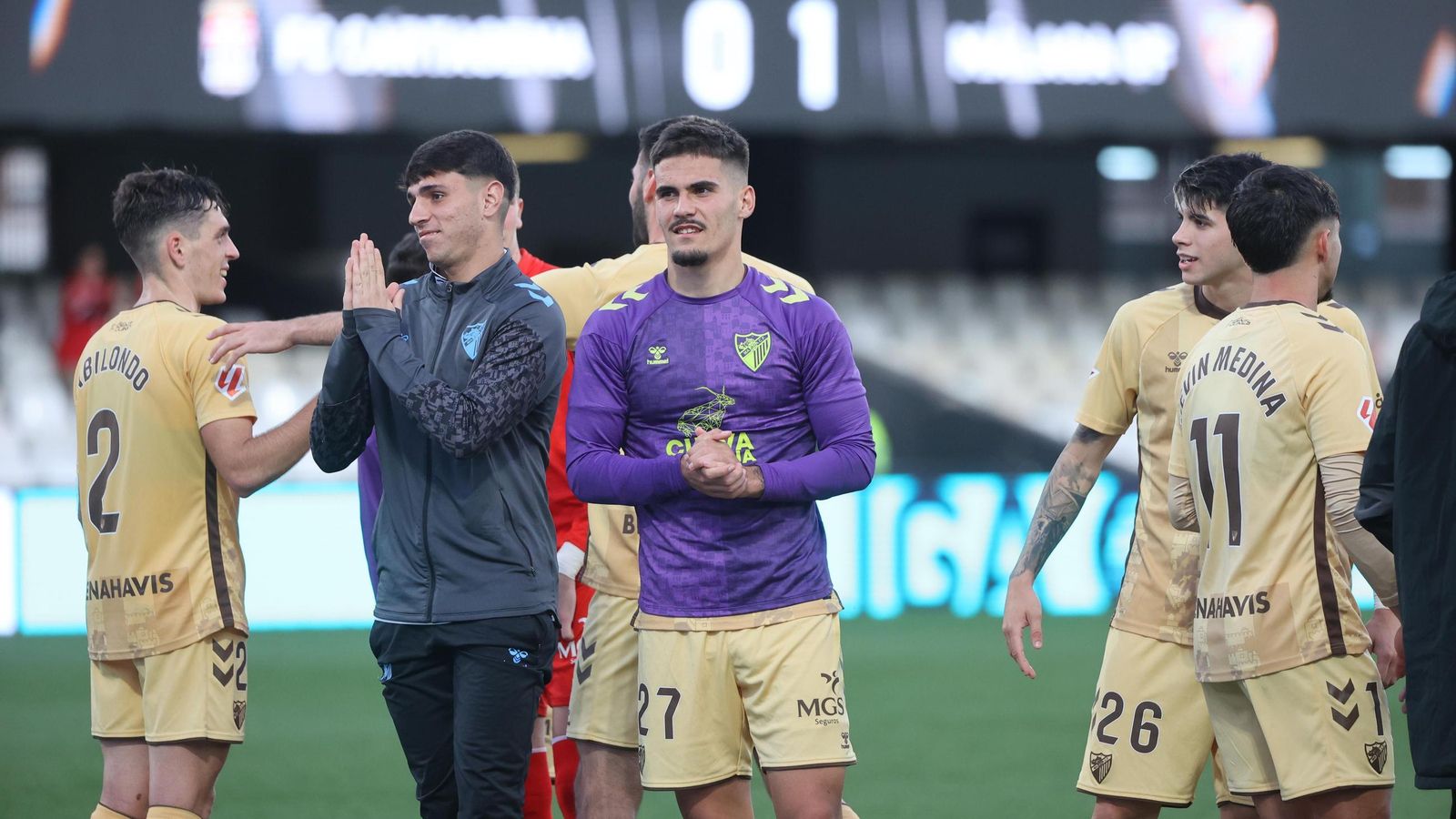 Las fotos del FC Cartagena-Málaga CF