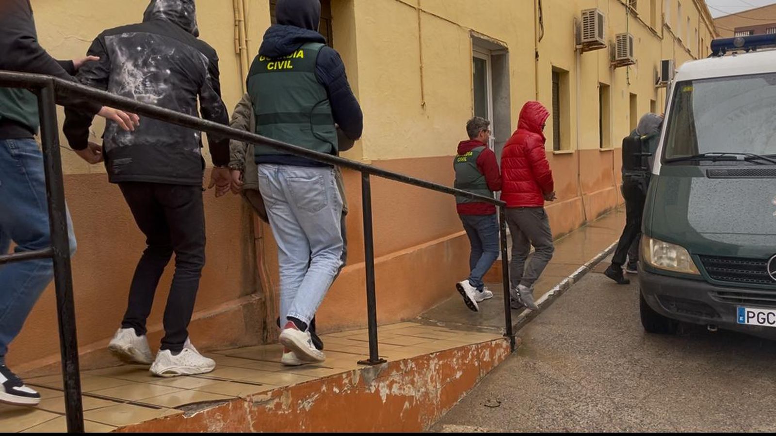 Momento de la detención.