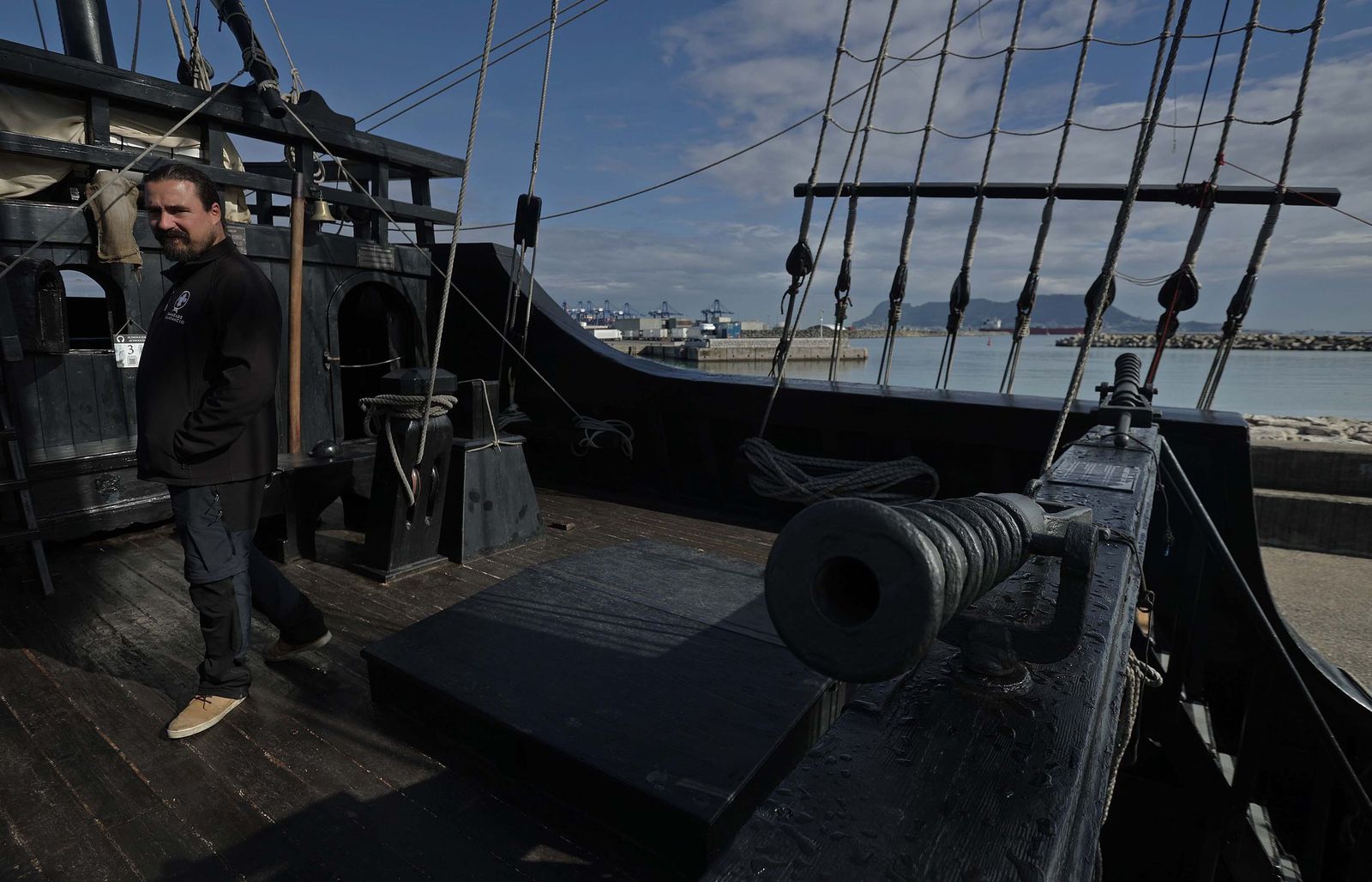 Fotos del navío Nao Victoria en Algeciras