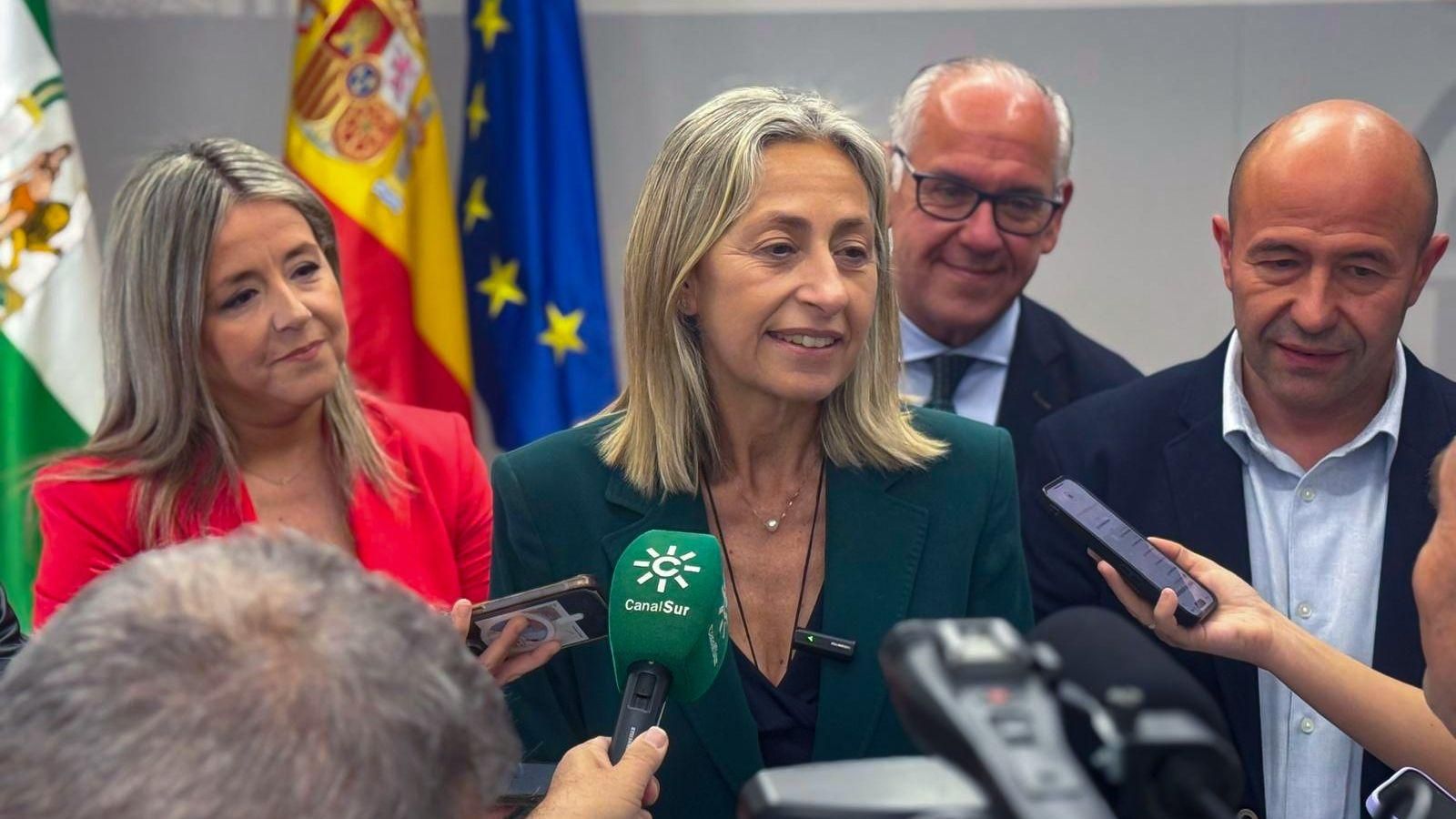 La consejera de Salud durante su intervención.