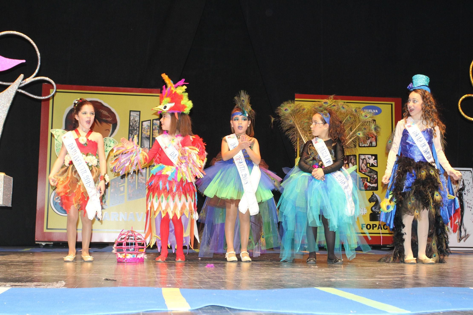 Gala de la coronación de  la choquera mayor e infantil del Carnaval Colombino 2018