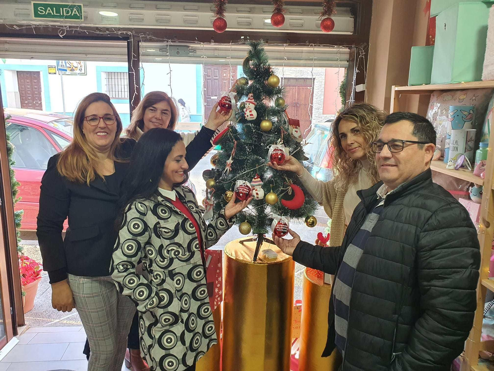 Acto simbólico para dar el pistoletazo de salida a la campaña comercial de Navidad.