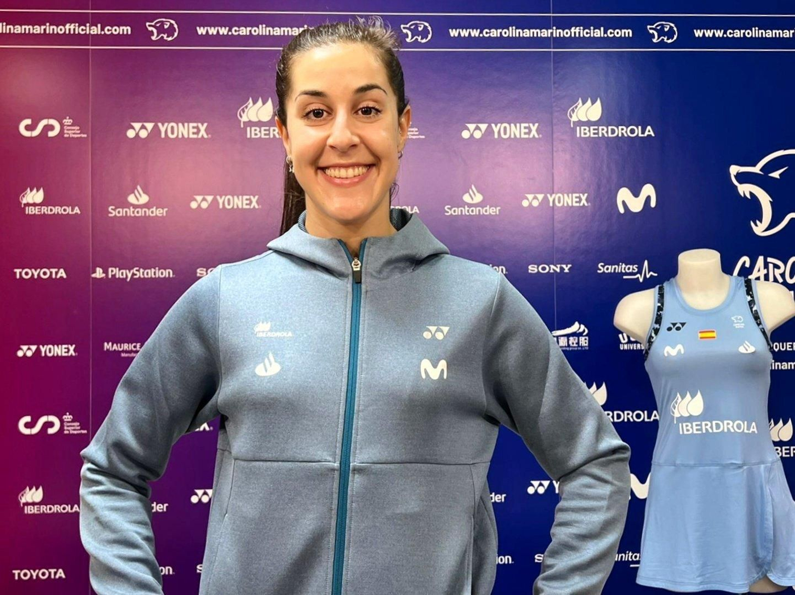 Carolina Marín vuelve a sonreír ya que está muy cercano su regreso a la competición.