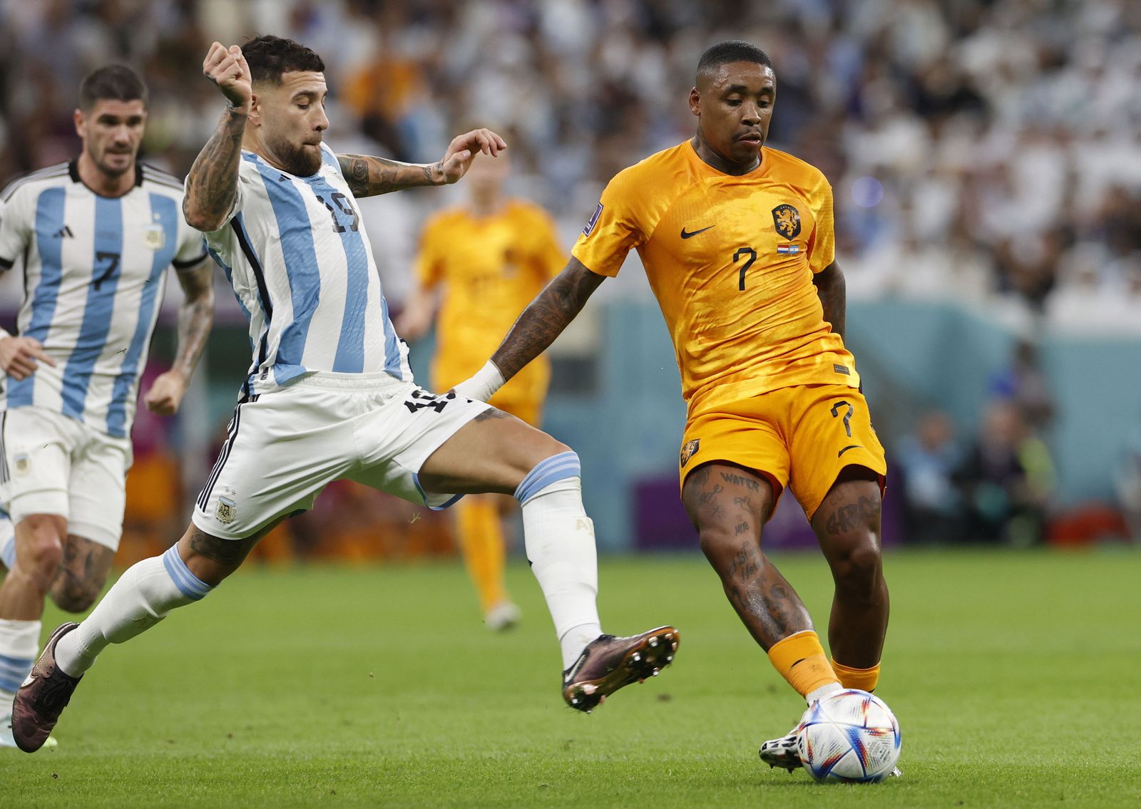 Las imágenes del Países Bajos - Argentina en los cuartos de final del Mundial de Qatar