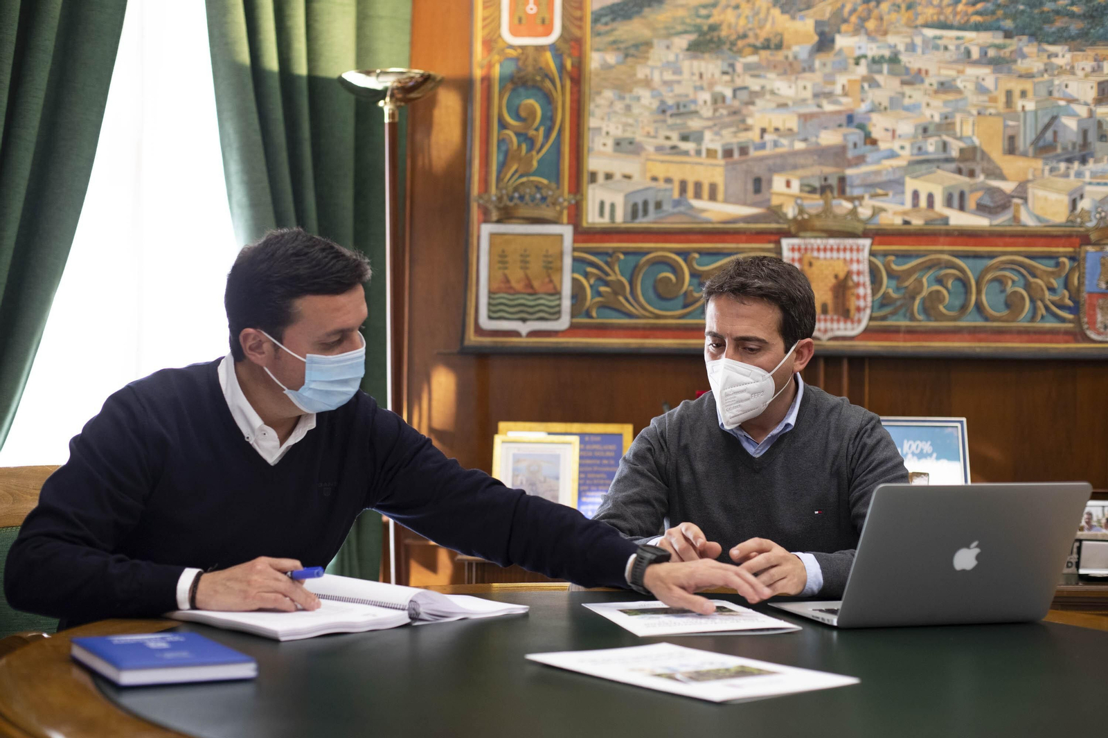 Convenio entre Diputación y el Consorcio para sellar el vertedero de residuos del mármol