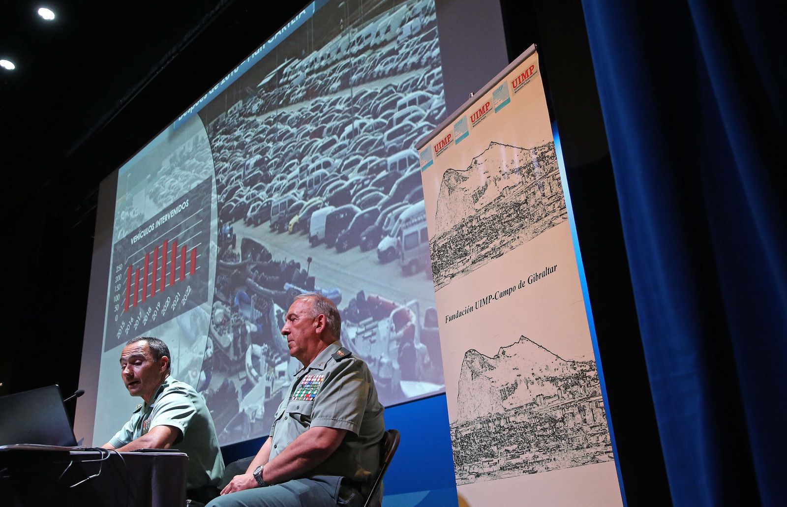 Fotos de la jornada sobre narcotráfico en la provincia de Cádiz de la Guardia Civil en La Línea