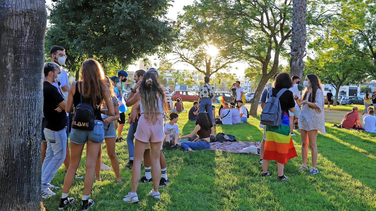 Concentración en Jerez contra la LGTBIQA+fobia