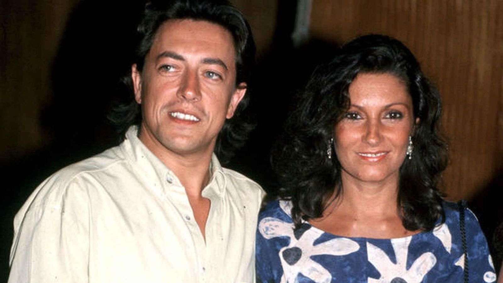 Neyra, con Carmen Ordoñez, cuando eran pareja.