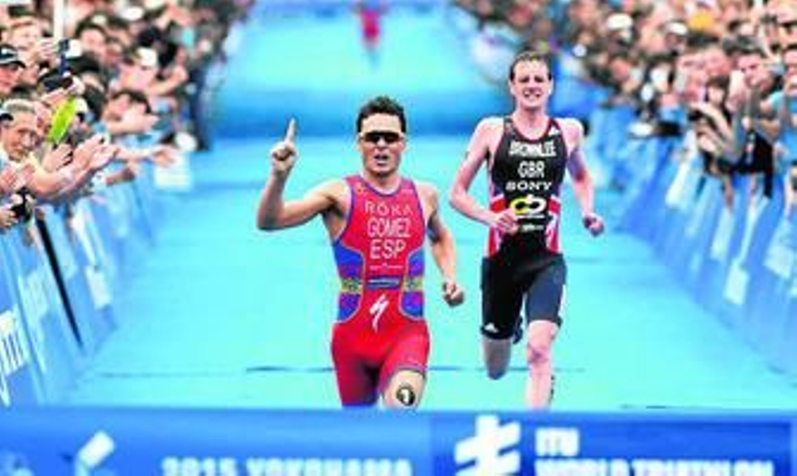 España es una potencia en triatlón gracias a Gómez Noya (en la imagen) y a Mario Mola, entre otros.