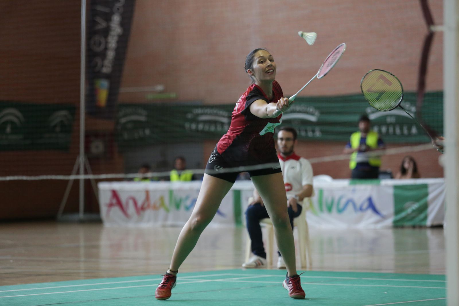 La capitana del Rinconada, Laura Molina, en acción.