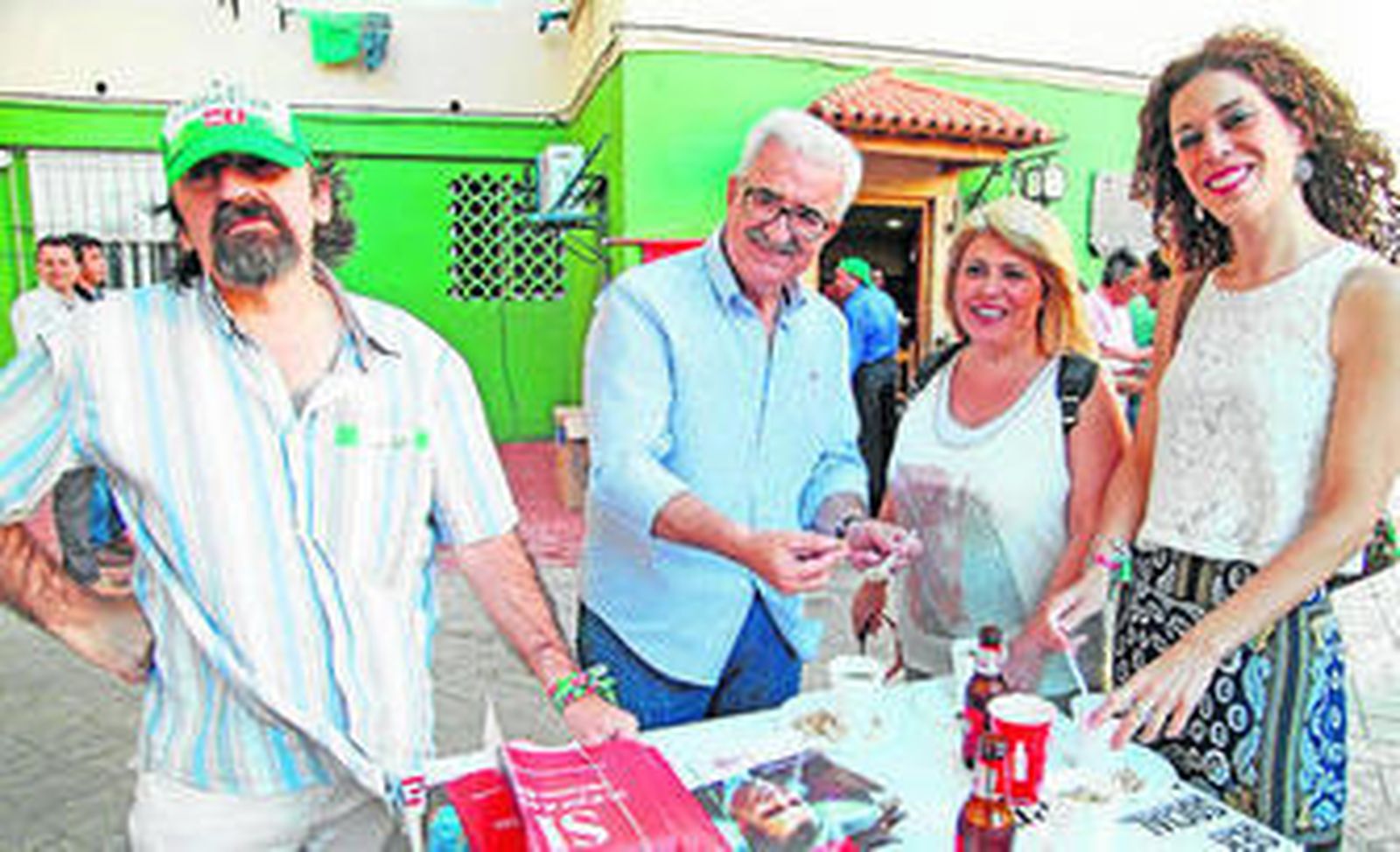 El PSOE celebró una caracolada en La Granja.