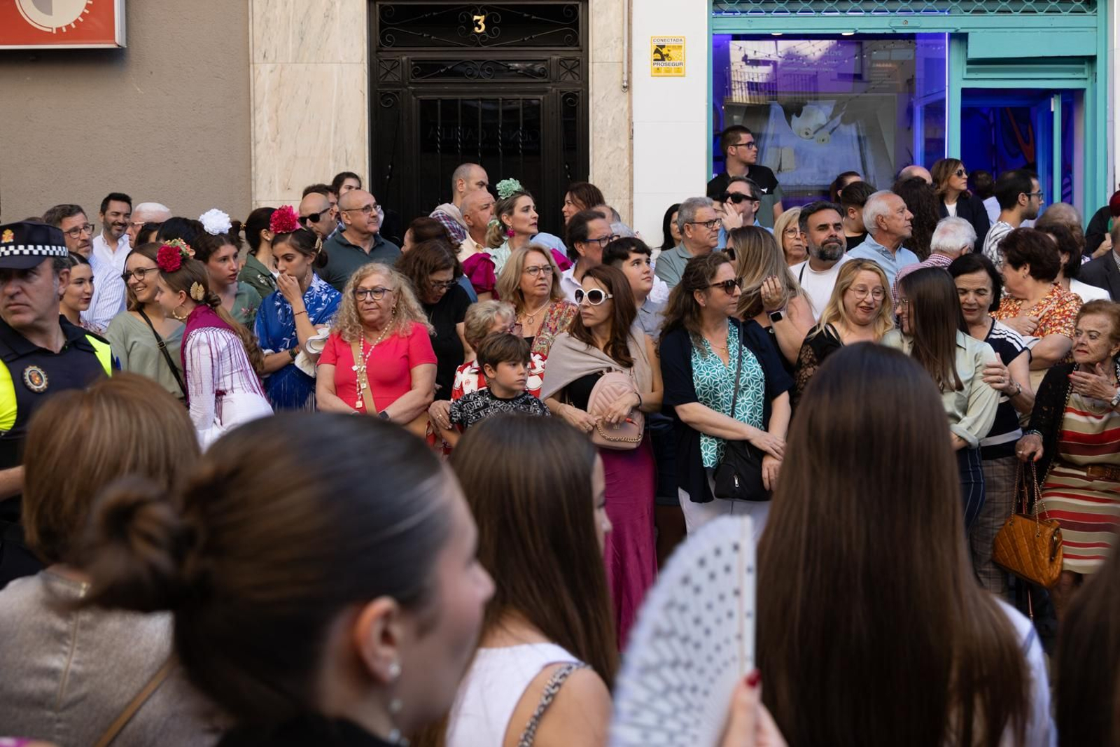 Así ha procesionado la Virgen de la Capilla por Jaén en su día grande.