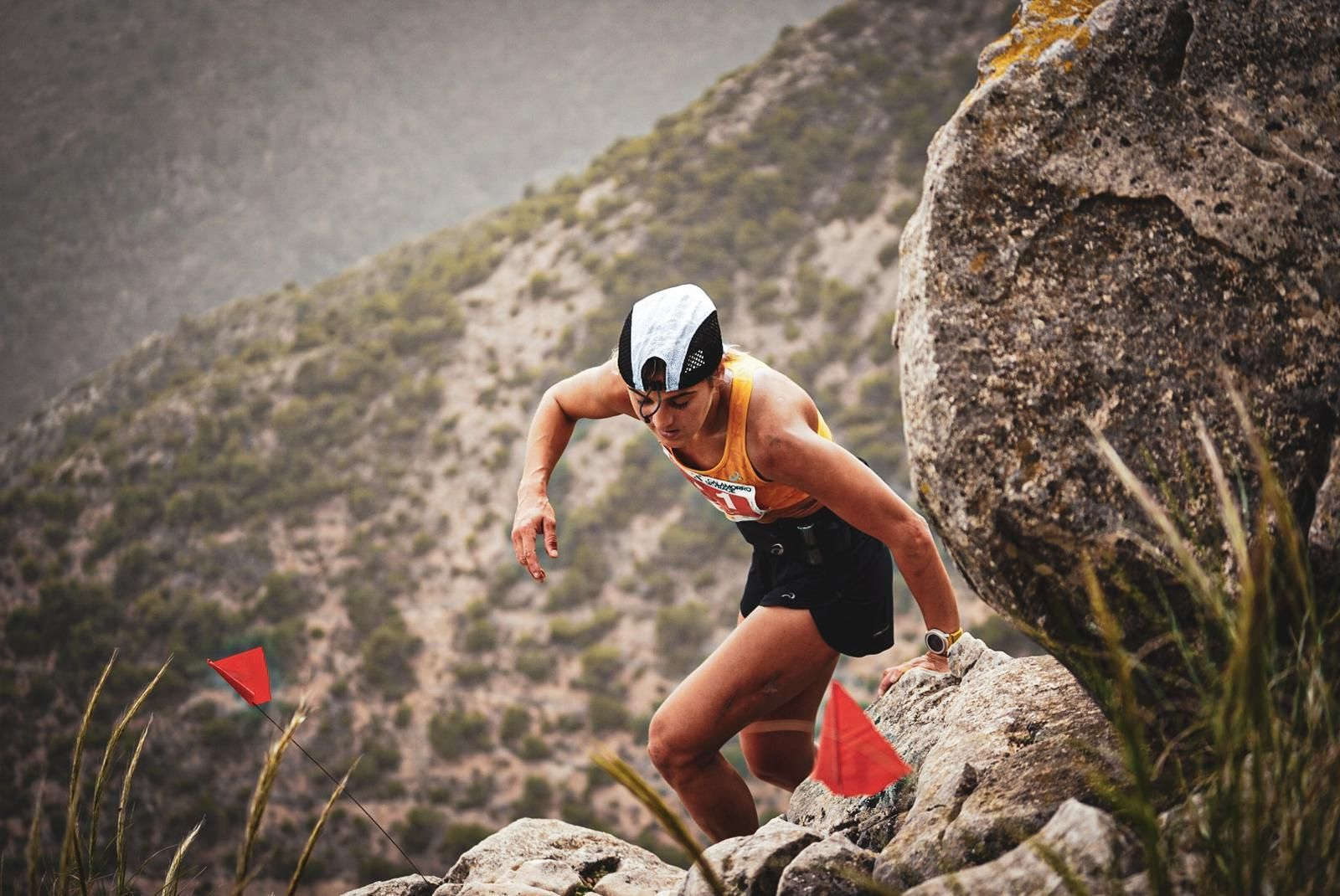 Sara Alonso, en acción.