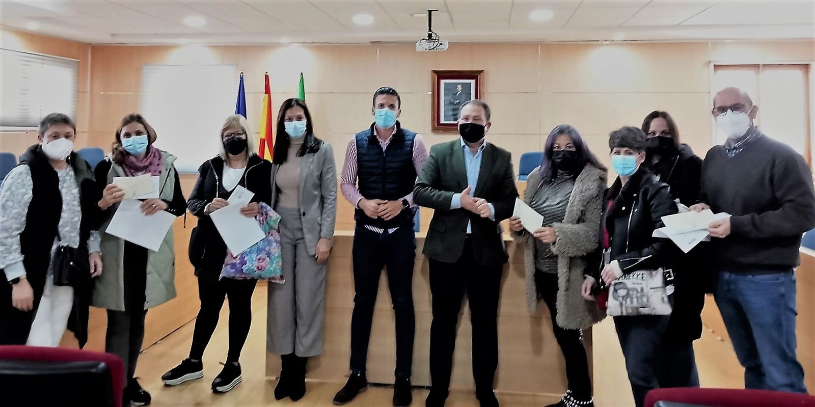 Entrega de las subvenciones a las Ampas en el Ayuntamiento de Aljaraque.