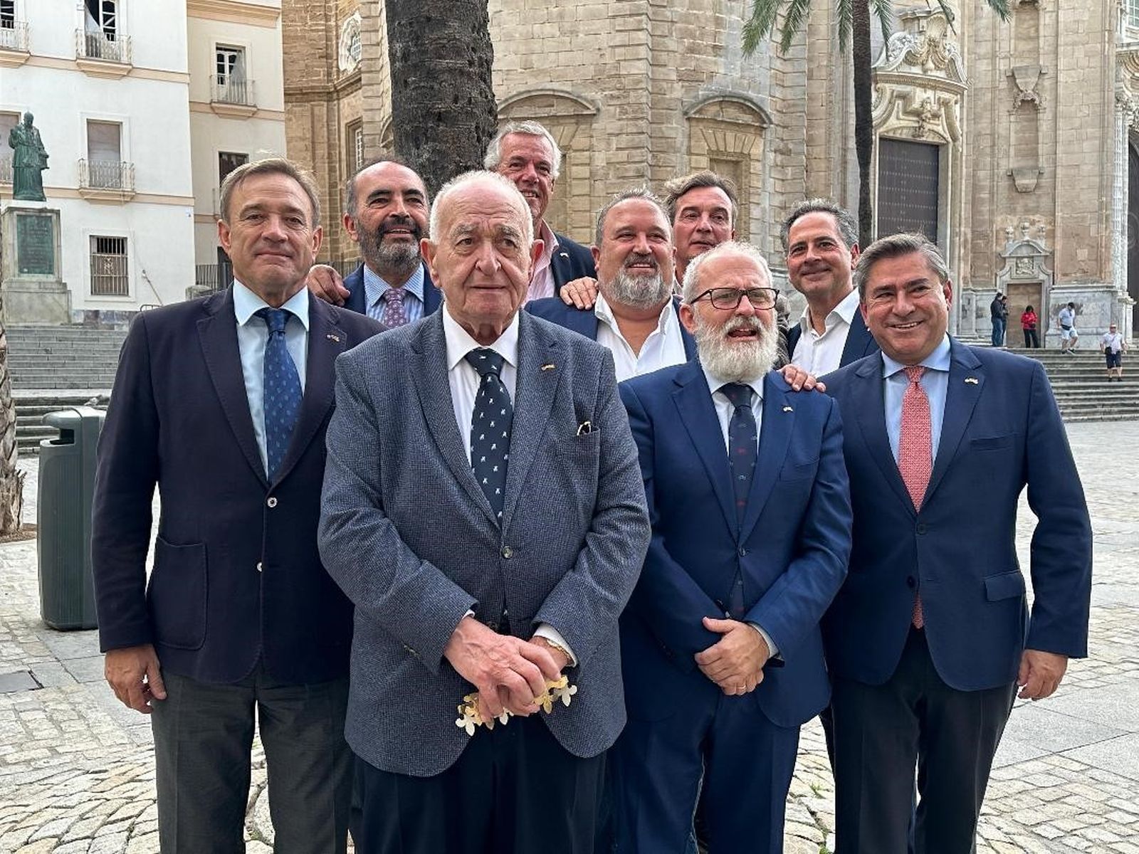Alfonso Rodríguez Castillo, Manuel Cotorruelo, Johan Voan Vroenhoven, Eduardo González Mazo, Manolo Garrido, Antonio Sainz, Pedro Pablo Reynoso, Javier Córdoba y Fernando Estrella.