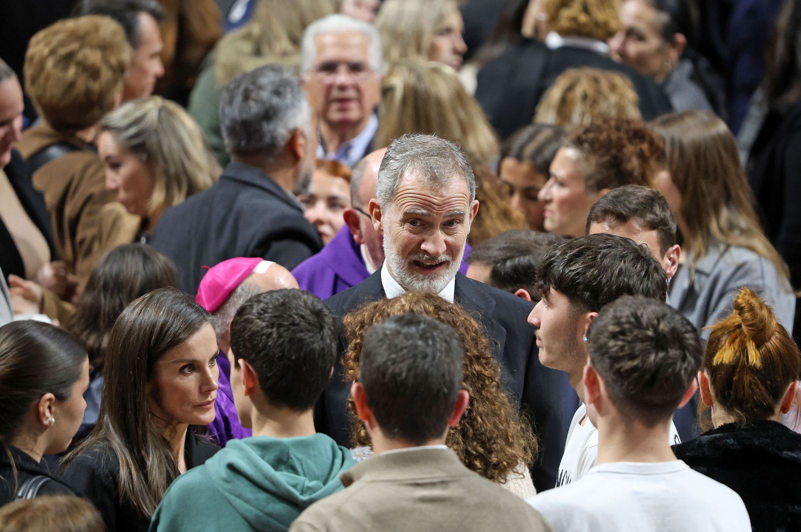 Fotografías de la misa funeral por las víctimas del accidente de tren en Adamuz