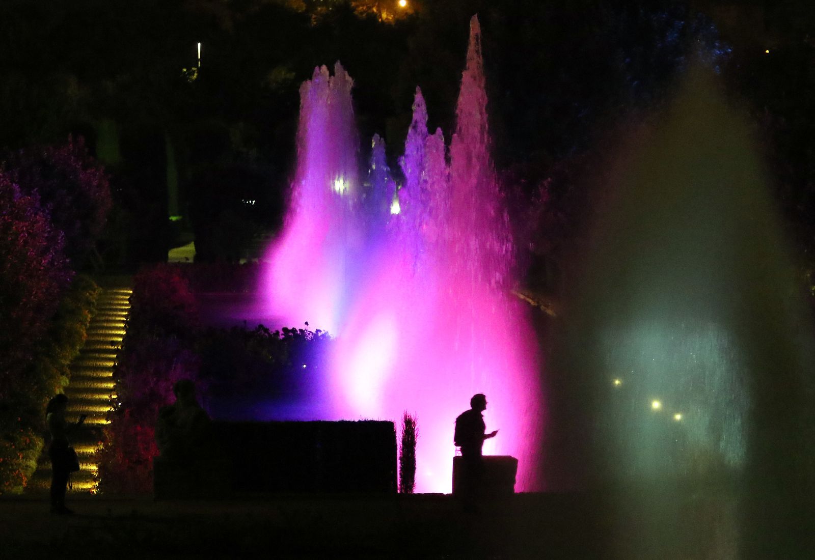 Espectáculo de luz y sonido en el Alcázar de los Reyes Cristianos.
