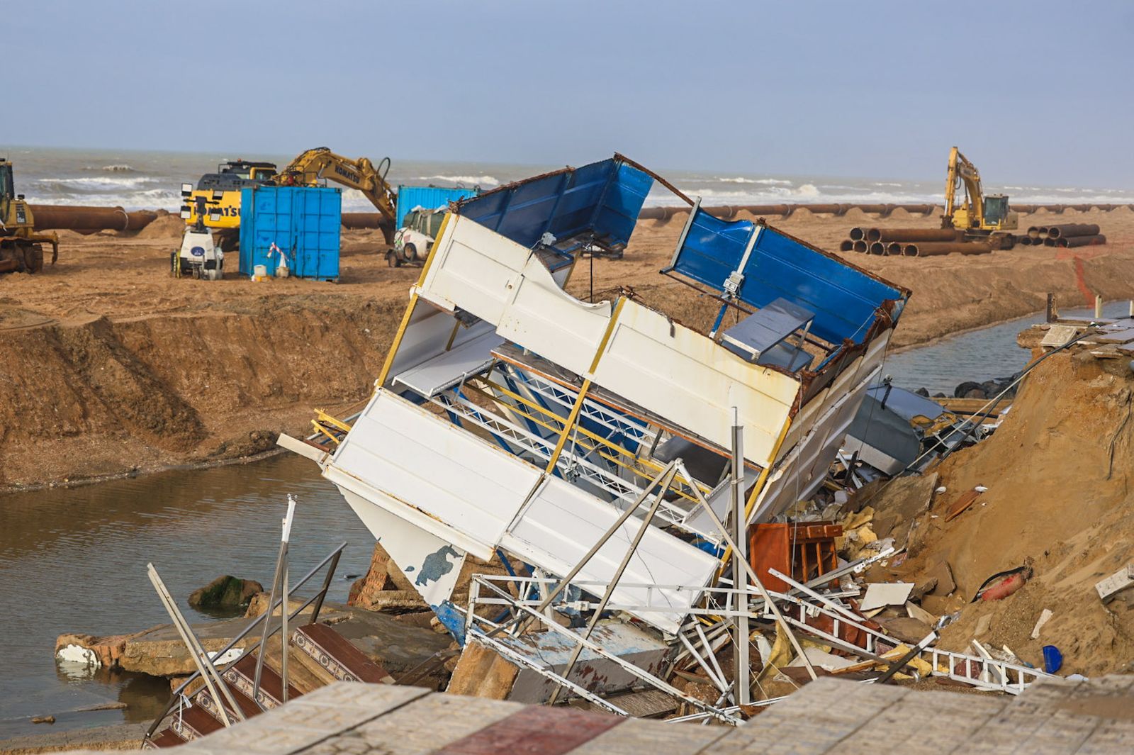 Fotografías de las zonas más perjudicadas de Matalascañas tras los últimos temporales