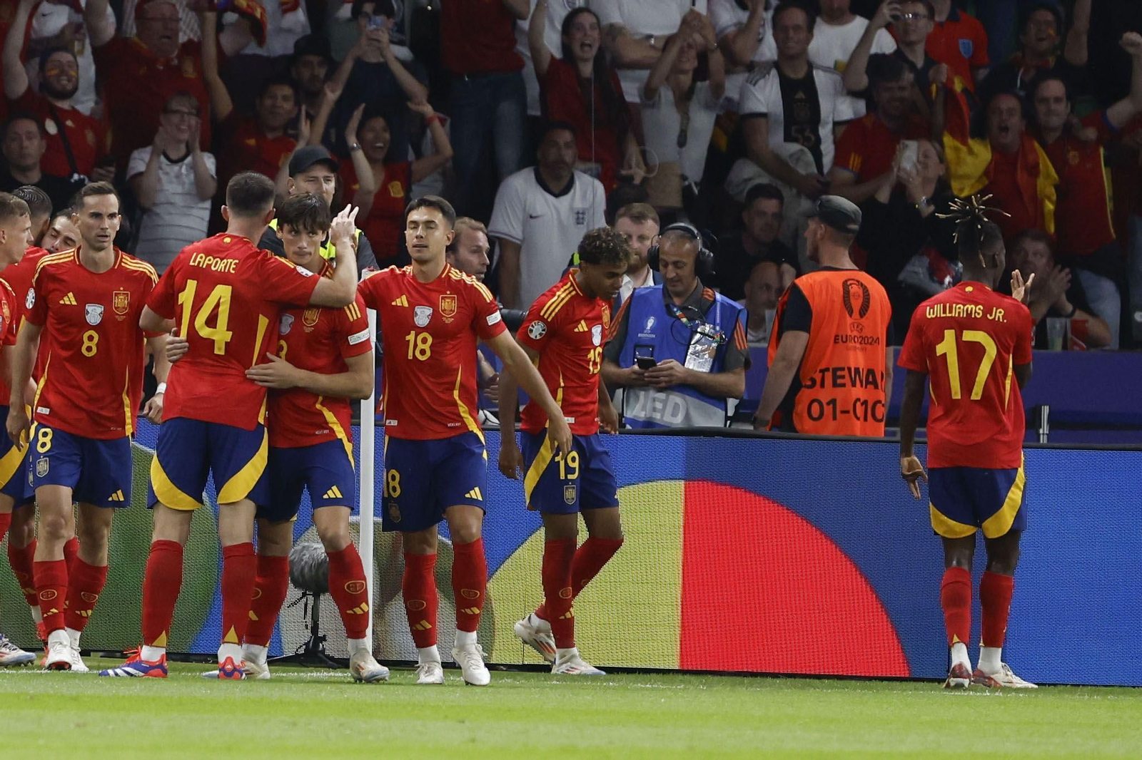 Las mejores fotos de la final España - Inglaterra