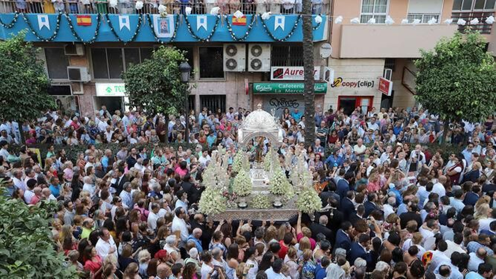 Imagen de archivo de la subida de La Cinta en 2019.