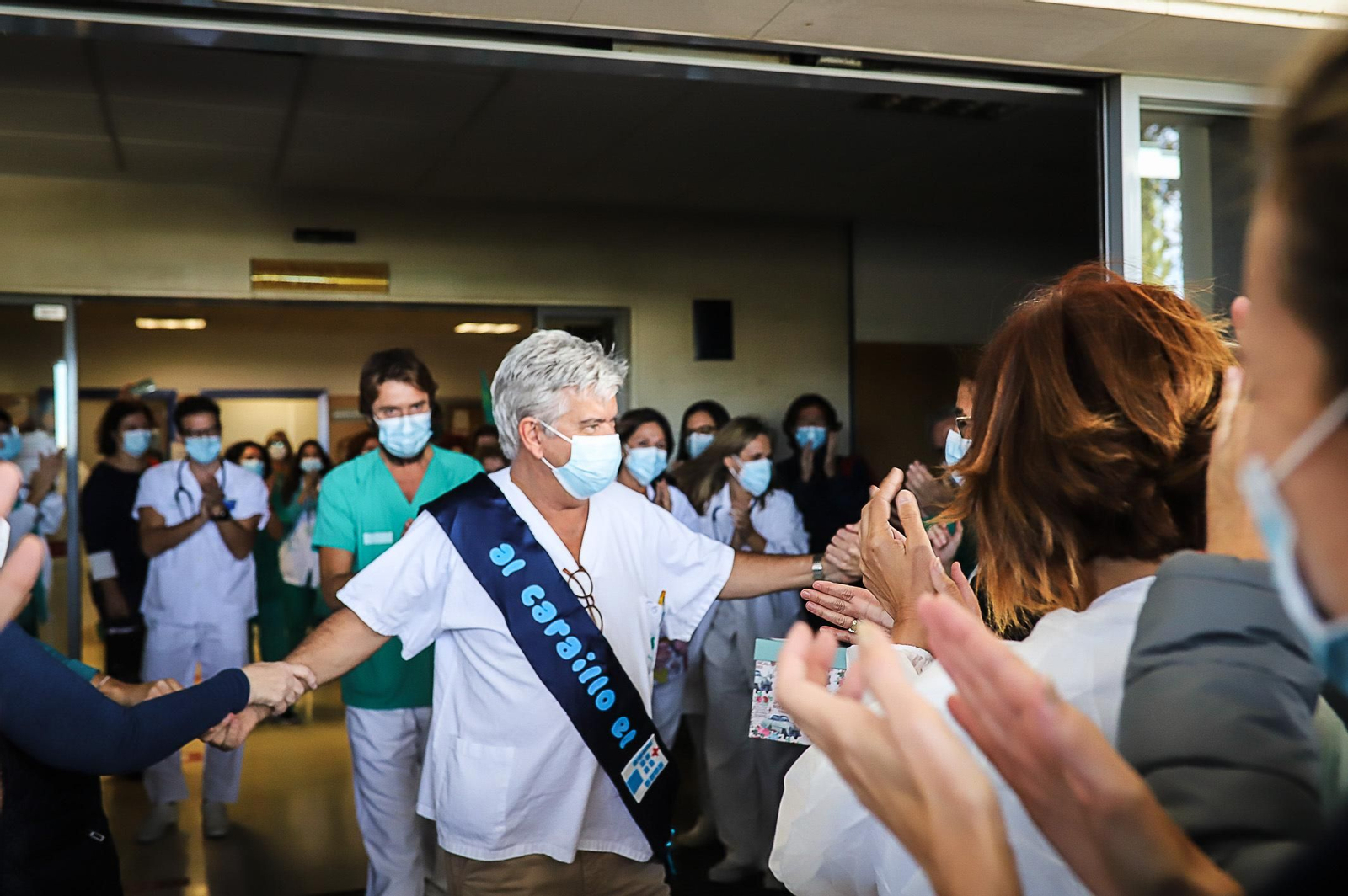 Homenaje al doctor Luis Pérez Bello en el hospital de Jerez