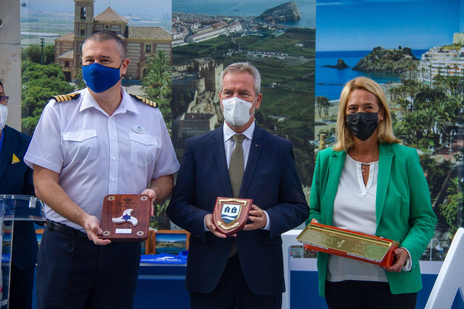 Así ha sido la llegada de los primeros cruceristas al Puerto de Motril tras el parón pandémico