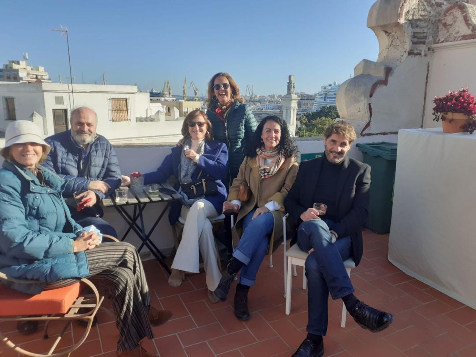 Marta del Corral, Salvador Garrigues, Marta Guimerá, Graciela Romero, Domingo Mateo e Isanta Romero.